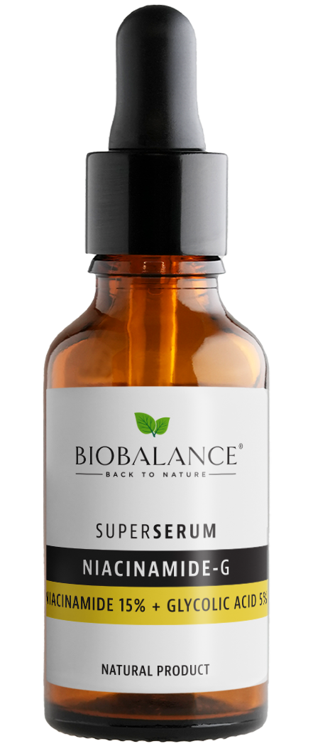 BIOBALANCE Super Serum Niacinamide -G  15% + Glycoloc Acid 5% 30ml